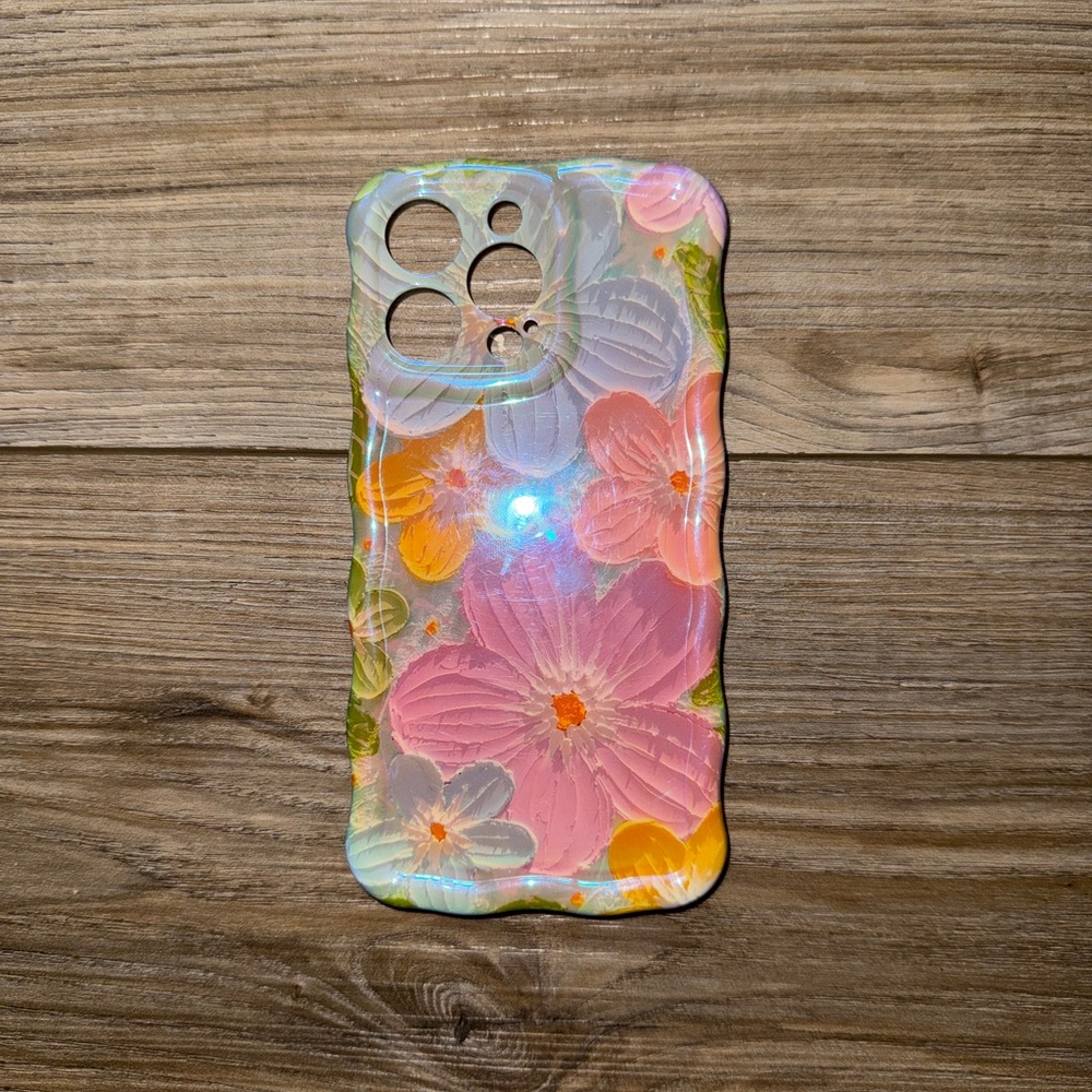 Floral Pattern Phone Case - Multicolor - Picture 2 of 5